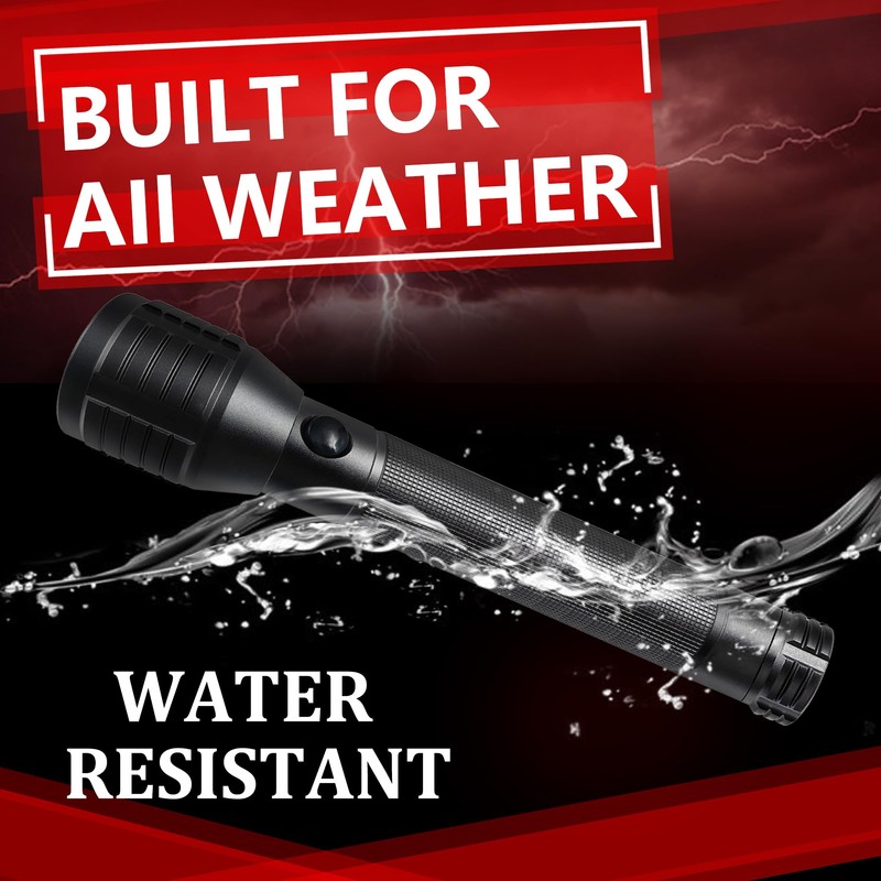 Miuree Heavy-Duty LED D Battery Flashlight (2-D)