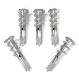 50 Pack Plasterboard Fixings, Heavy Duty Self-Drill Drywall Anchors Raw Plugs for Gypsum Board and Plasterboard Wall (13 x 42mm)