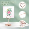 SHUOHONG Pack of 30 Pink Place Card Holders, Photo Holder,