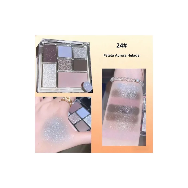 Kapeine Paleta 7 Sombras Hipoalergénicas Tono Tierra