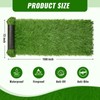 Farochy Synthetic Thatch Grass Table Runner, Artificial Grass Runners for