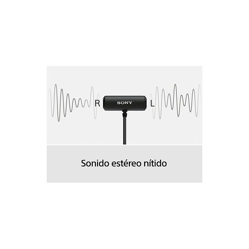 Sony Micrófono estéreo ECMLV1 de Solapa