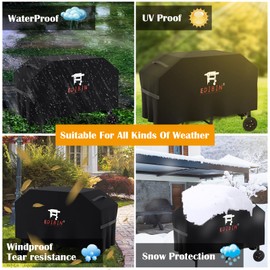 28” Griddle Cover for Weber 28 inch Griddle,Compared to Weber 7771 Grill, Heavy Duty Waterproof 55 Inch Griddle Cover for More 3 Burner Outdoor 28 inch Griddle