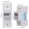 Single Phase Energy Meter Tester Digital Din Rail Electricity Monitor