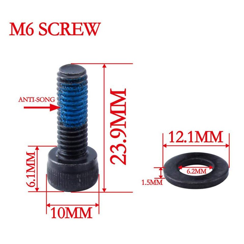 perfeclan 8x Bicycle Mount Adapter Steel Disc Brake Caliper Mounting