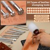 Leather Stamping Tools, Leather Carving Set, Working Kit for Beginners