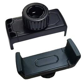 RecDec 2 Pack Phone Holder Mount Clamp Replacement with 17mm Ball Head Joint Socket Phone Clip Bracket for Selfie Ring Light Tripod Stand Air Vent Car Phone Holder Gooseneck Phone Holders