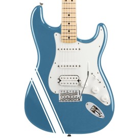 DesignDivil Custom Guitar Or Bass Racing Stripes Sticker Sticker Pack Fits All Guitars White