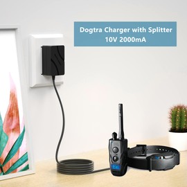 VHBW Cargador de repuesto de 10 V para cargador Dogtra compatible con Splitter ARC 1900S 1902S Super-X 3502NCP 2300NCP 2500T&B 3500NCP HK-AJ-100A150-US Trainer Fuente de alimentación de repuesto (UL Listed 10V)