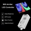 Controlador Sp801e Wifi Matriz 4096 Ws2811 Ws2812b Art-net