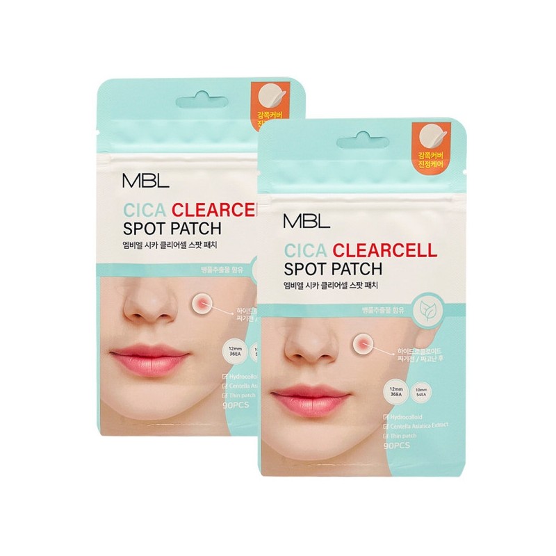 MBL Cica Clearcell Spot Patch 90 Sheets (Mixed Type) +