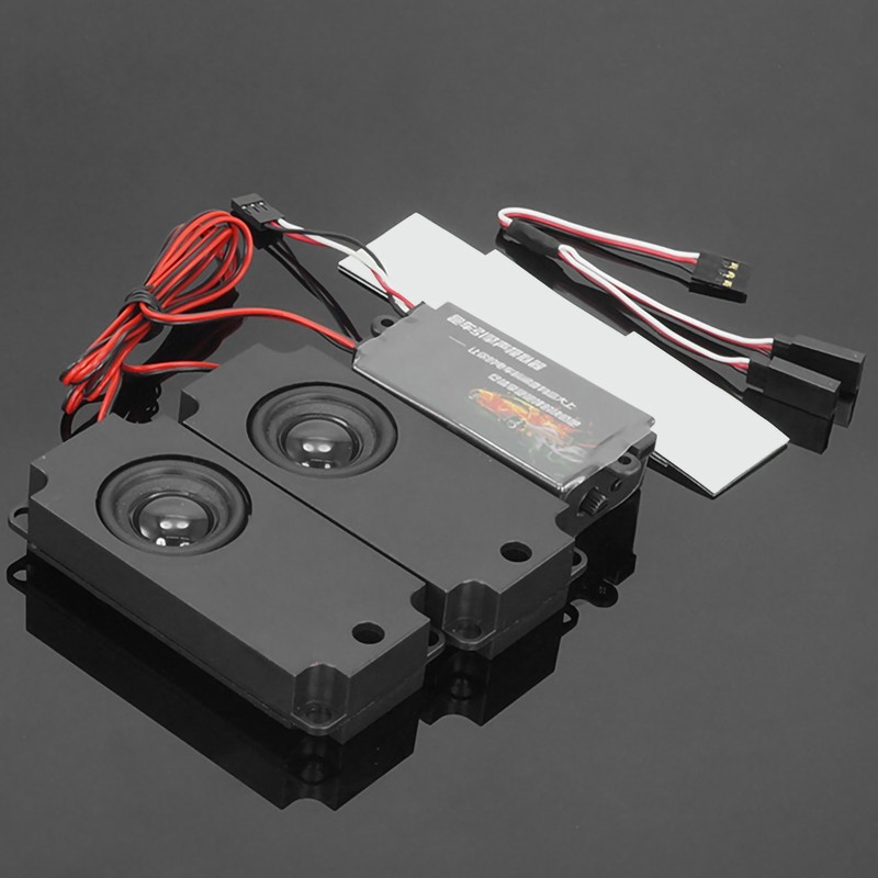 Engine Sound Effect Voice Simulator System for 94123 1/10 Scale