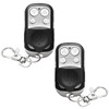 2 Pack Universal 433MHz Garage Door Remote Control Key Fob,