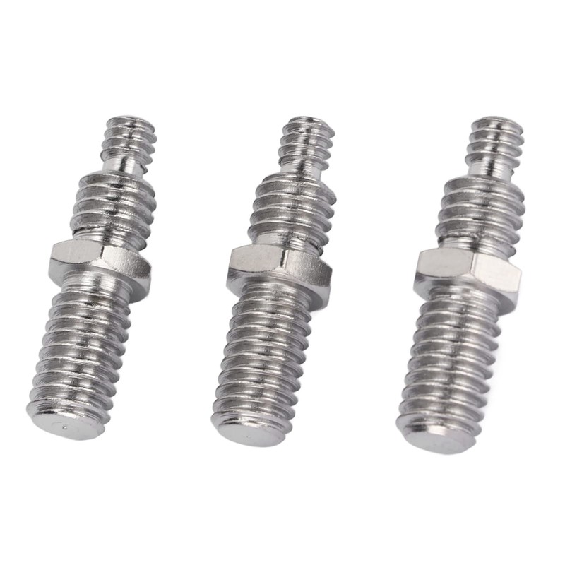 3 Piece Tripod Screw Adapter, 3/8" to 1/4" Conversion Camera