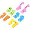 24x7 Palillos Tenedores Lonche Kawaii Pequeños Decoración Frutas