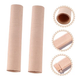 IWOWHERO 2Pcs Elastic Friction Toe Covers Skin Friendly Finger Sleeves for Relief During Walking and Sports Soft and Durable Design for Comfortable Daily Use