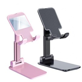 Meetuo 2 soportes para teléfono celular, soporte de teléfono de altura de ángulo ajustable para escritorio, soporte de teléfono portátil plegable para