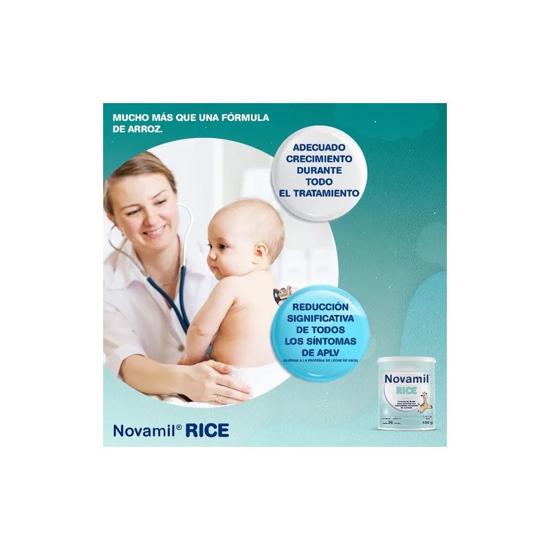 Novamil Rice 400G De 0 a 36 meses.