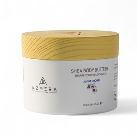 AZMERA Manteca Corporal De Karit Batida Artesanal Lujosa Crema Hidratante Con Aroma A Orqudea Para Piel Seca Y Sensible, Con Aceite De Argn Y...      