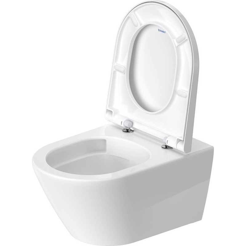 Duravit 0021690000 D-Neo Round Closed-Front Toilet Seat with Soft Close