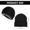 Luxelife 2 Pieces Unisex Beanie Hat Soft Lightweight Winter Knit