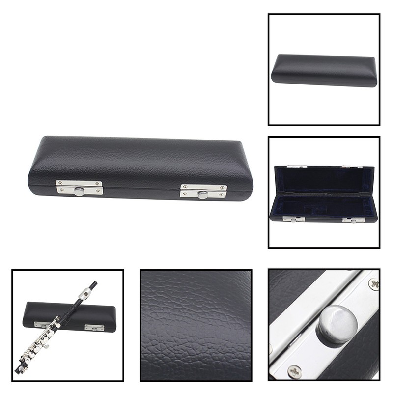 Detachable Silver Plated C Piccolo With Screwdriver PU Leather Box