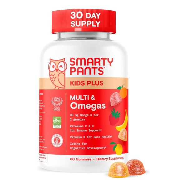 Suplemento Multivitaminico para Niños en Gomitas Smarty Pants Omega 3