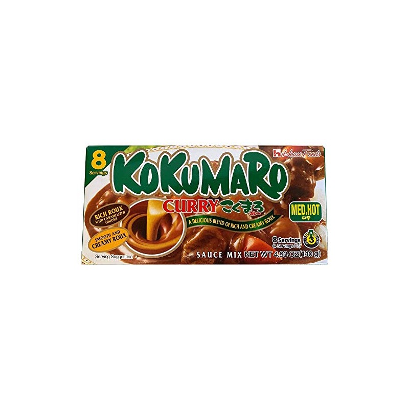 HOUSE Curry Sauce KOKUMARO from Japan import (Medium Hot, 4.94oz)