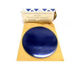 BELL WIRING DEVICES NEW! VTG! BELL/LITE BLUE COLOR HEAT RESISTING GLASS LENS #842B