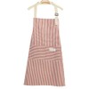UUYYEO Striped Bib Apron Stripe Cooking Apron Restaurant Chef Apron