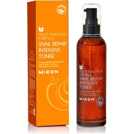 MIZON Snail Repair Intensive Toner - Tónico Facial Hidratante con Baba de Caracol 100 ml, Tónico Coreano para Rostro, Piel Seca, Mixta o Sensible, Skincare Coreano