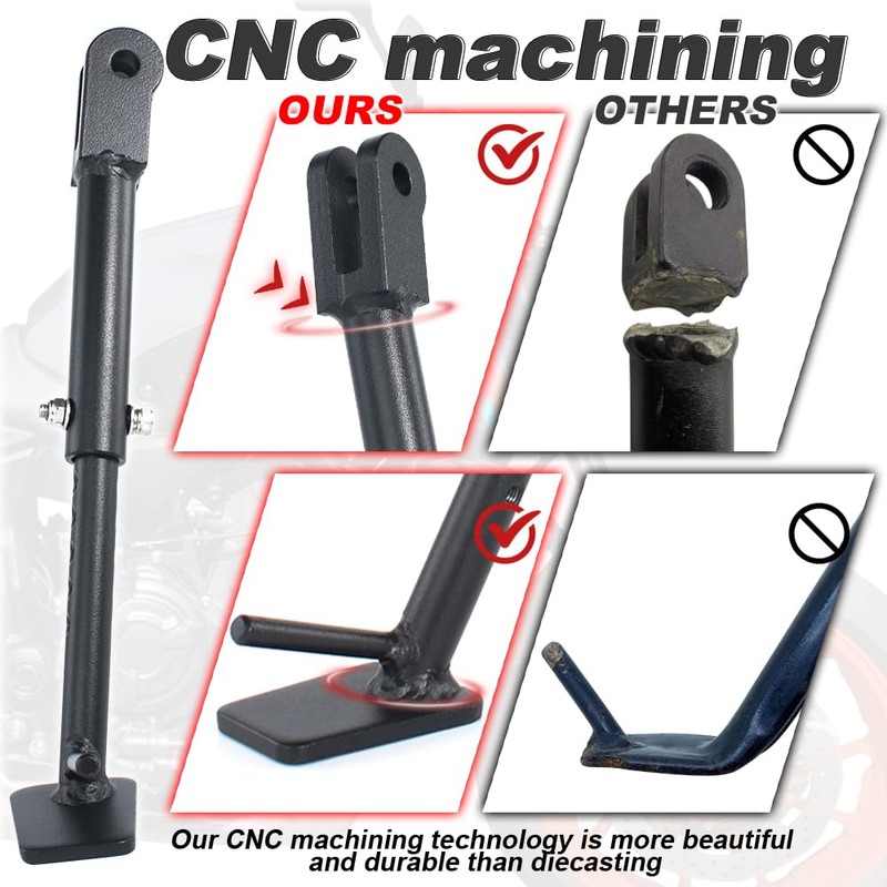 Xitomer 0-3 inch Steel Kickstand Fit for MT-07 XSR700 2024