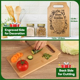 Grandma Christmas Birthday Gifts from Granddaughter Grandson Grandkids, Cool Practical Cutting Board for Nana Mimi Grammy Granny Abuela Nanny Gigi New Grandmother Unique, Best Stocking Stuffers Ideas