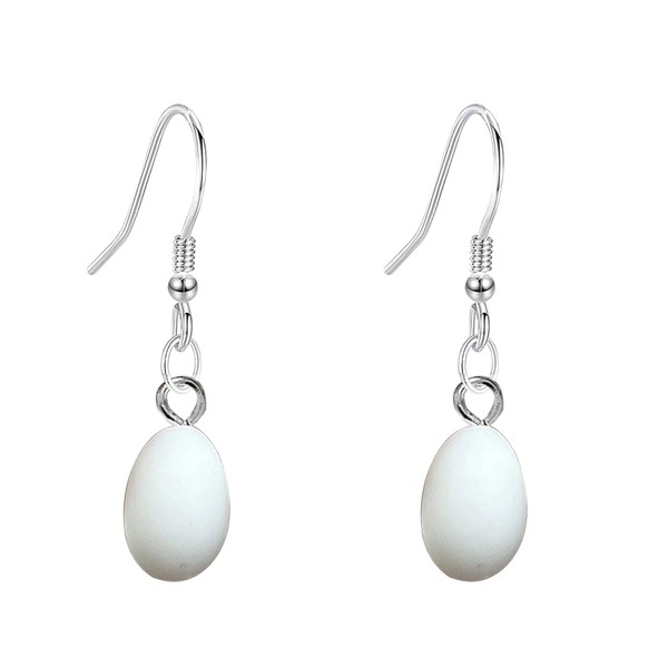JDONL Simulated Resin Quail Egg Earrings for Women Cute Funny