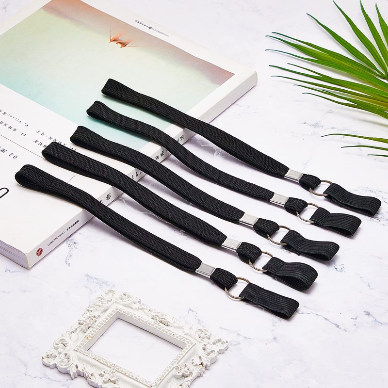 Rtteri 10 Pieces Walking Canes Wrist Straps Cane Accessories Stretchable