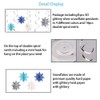 SULOLI Christmas Snowflake Hanging Swirls Decoration, 26 Pieces 3D Snowflake