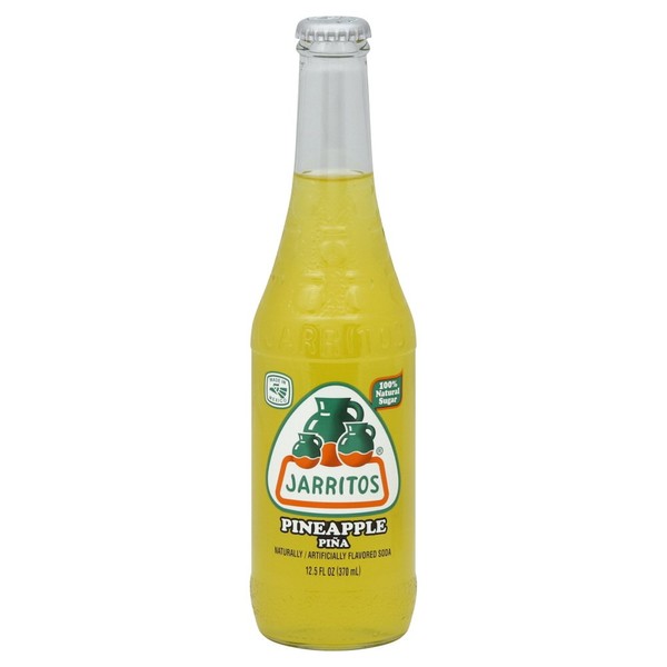 Jarritos Pineapple Soda, 12.5 oz. (Pack of 6)
