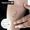 INKARTLINK Semi Permanent Tattoo, ins style, cute animal handprint tattoo,