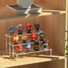 Acrylic Display Risers,3-Tier Clear Display Stand, Clear Display Riser Shelf