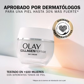 Olay Collagen Peptide Moisturising Day Cream for the Face with Niacinamide and Vitamin E. Well-aging Skin Care: Strengthens, Regenerates, Moisturises, 50 ml