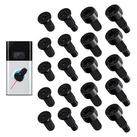 Ring Doorbell Screws Replacement, 20Pcs T5,T16 Spare Screws for Ring Doorbell, Ring Doorbell Security Screws Accessories, Compatible with Video Doorbell, Video Doorbell 2 and Pro Ring Screws