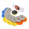 BRSCHNITT Dry Diamond Polishing Disc Set 100 mm - #50x3/100x3/200x2