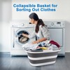 Extra Large Collapsible Bucket 35L Mop Bucket With Handles &