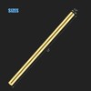 DYWISHKEY 1 Pieces 12 inches 1/2 inch Brass Rods, Brass