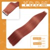 Tape in Hair Extensions Human Hair Copper 14 Inch 20Pcs