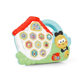 Chicco 00010684000000 Sequence Baby Bee with the Beehive, Activity Centre, Electronics, 3 Game Modes, Self-Correcting Game, Multicoloured