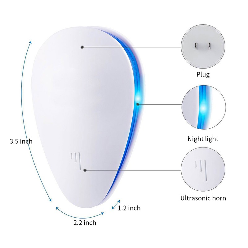 Ultrasonic Pest Repeller Plug Electric Pest Control - Professional Home