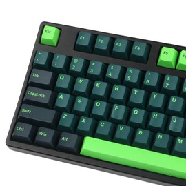 Guffercty kred GTSP 166 Double Shot PBT Keycaps Keys Cherry Profile Night Runner for Cherry MX Switch Keyboards Mechanical