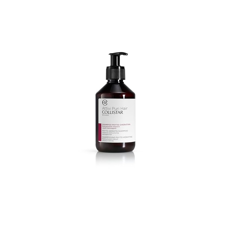 Collistar Active Puri Hair Shampoo Phyto Keratin Intensive Nourishing for