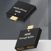 tunghey 2Pack HDMI Splitter Adapter -HDMI Splitter 1 in 2
